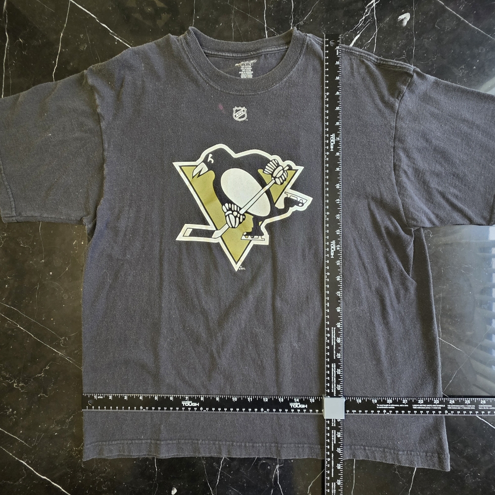 Reebok Penguin's Black Graphic Tee